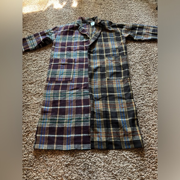 Dressed in LALA Libra Longline Half + Half Coat - Picture 7 of 10